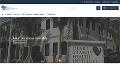 Desktop Screenshot of heartandfamilyhealthinstitute.com