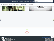 Tablet Screenshot of heartandfamilyhealthinstitute.com